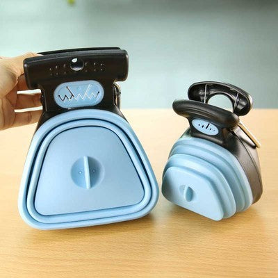 Pet Dog Travel Foldable Poop Scooper With 1 Roll Decomposable bag