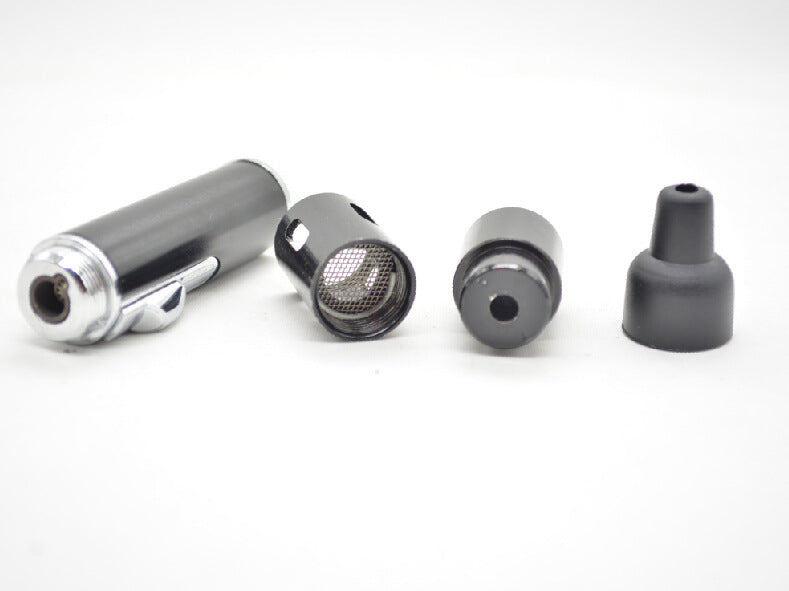 Metal Pipe Aroma Lighter With Volcanic Rock