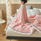 Coral Flannel Winter Thicken Thermal Cover Blanket
