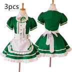 Black and white maid anime costume