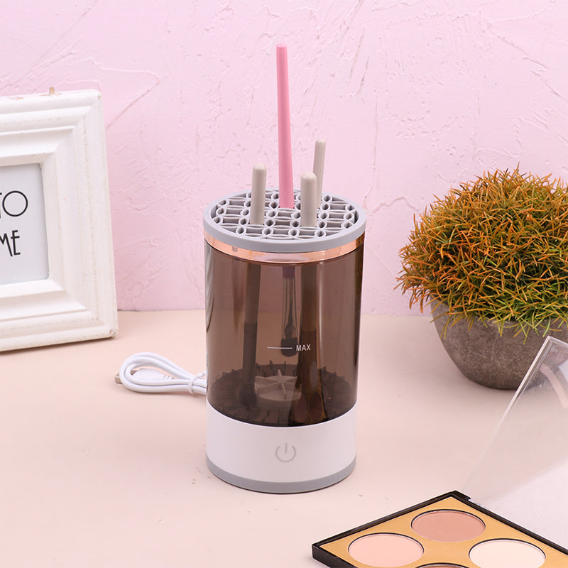 Portable Automatic Electric Makeup Brush Cleaning Tool With USB Charging