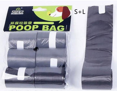 Pet Dog Travel Foldable Poop Scooper With 1 Roll Decomposable bag