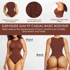 Belly Contraction Body Shaper Round Neck bodysuit