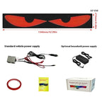 Dynamic Eyes Car Windshield Flexible LED Display Bumper Stickers