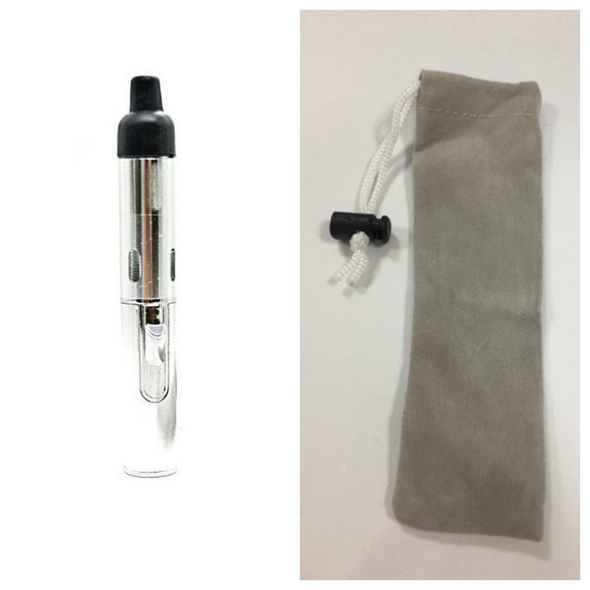 Metal Pipe Aroma Lighter With Volcanic Rock