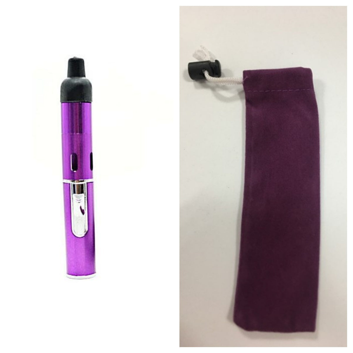 Metal Pipe Aroma Lighter With Volcanic Rock