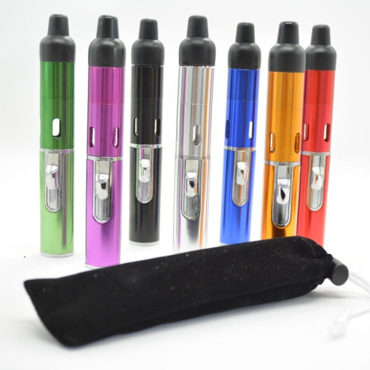 Metal Pipe Aroma Lighter With Volcanic Rock