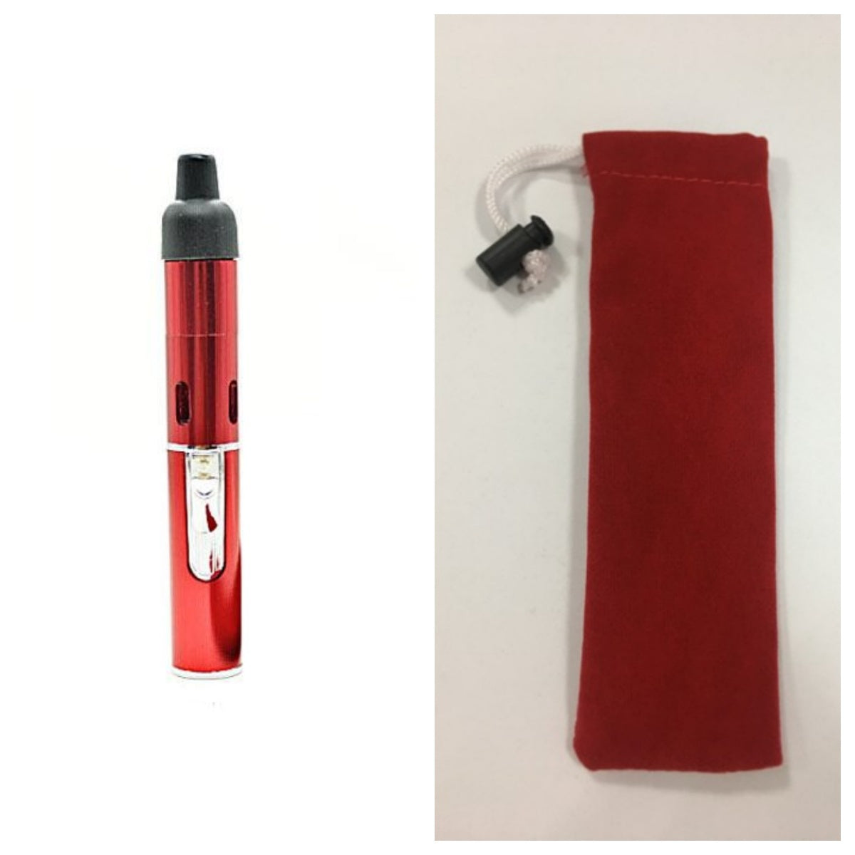 Metal Pipe Aroma Lighter With Volcanic Rock