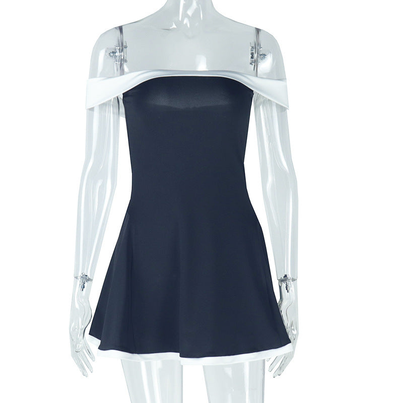 Backless Off-Shoulder Sweet Girl Chic Ruched Mini Bodycon Dress