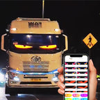 Dynamic Eyes Car Windshield Flexible LED Display Bumper Stickers