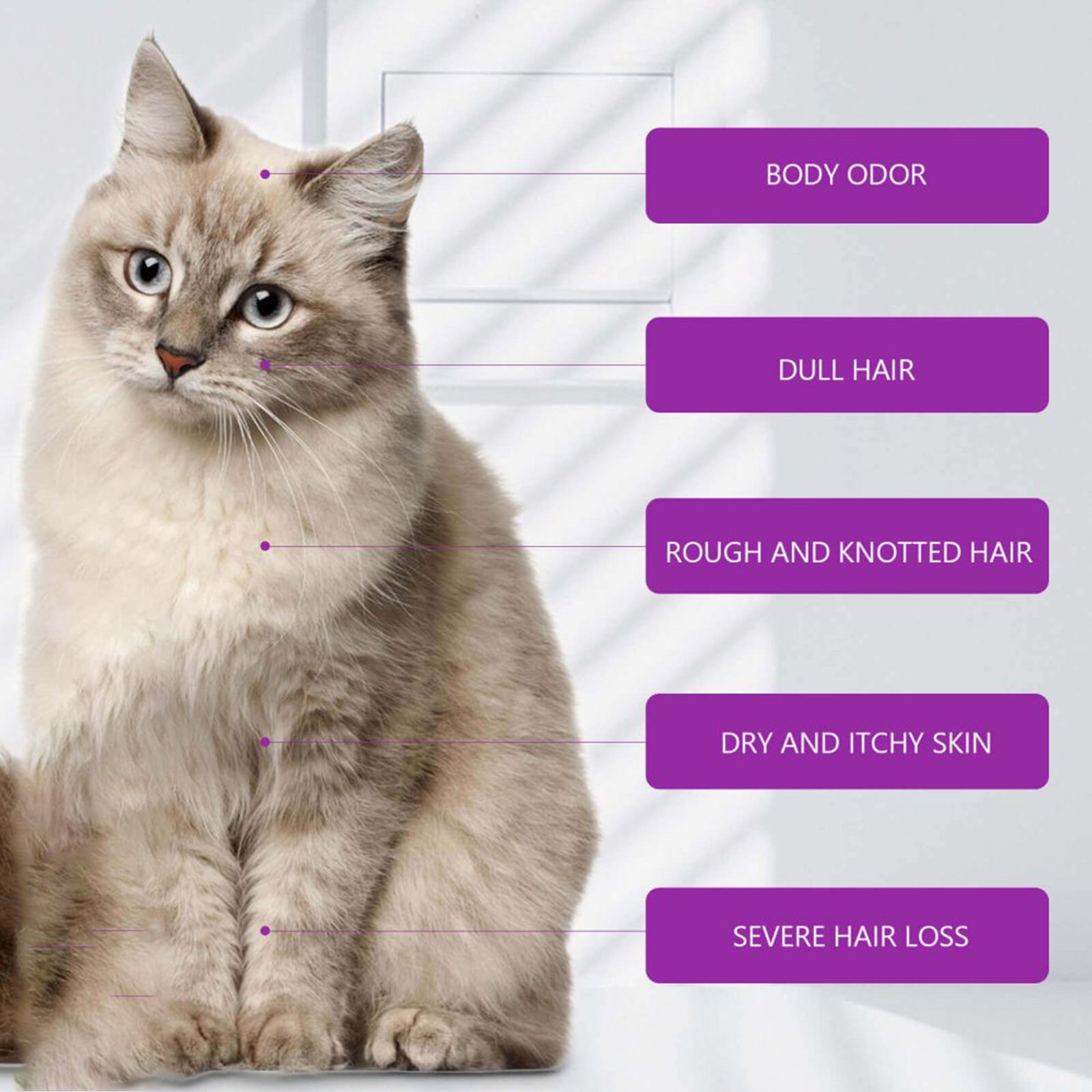 Pet Shampoo/Bath To Relieve Itching Skin & Soften Hair