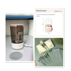 Portable Automatic Electric Makeup Brush Cleaning Tool With USB Charging