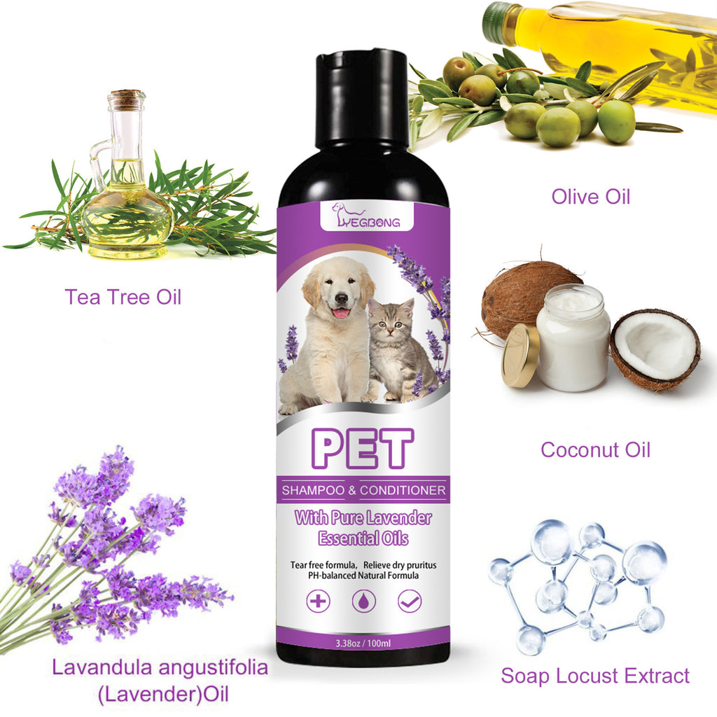 Pet Shampoo/Bath To Relieve Itching Skin & Soften Hair